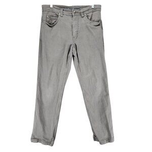 Duluth Jeans Mens 32x30 Gray Flex Fire Hose Stretch Mid Rise Slim Fit *Read*